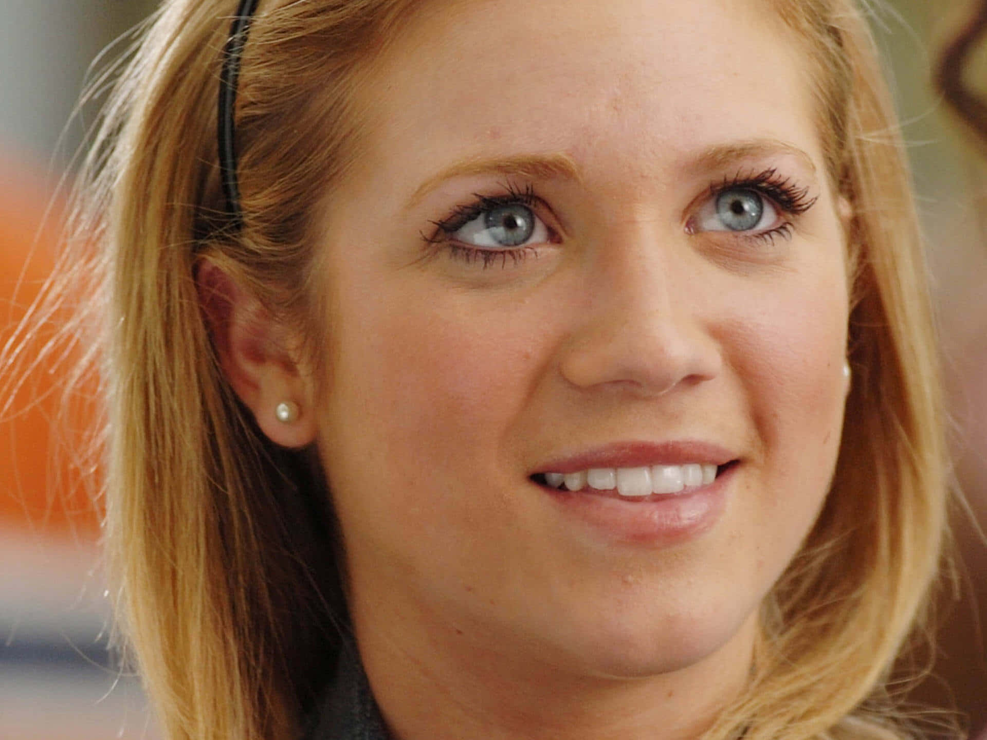 Brittany Snow Looking Stunning At A Red Carpet Event Background