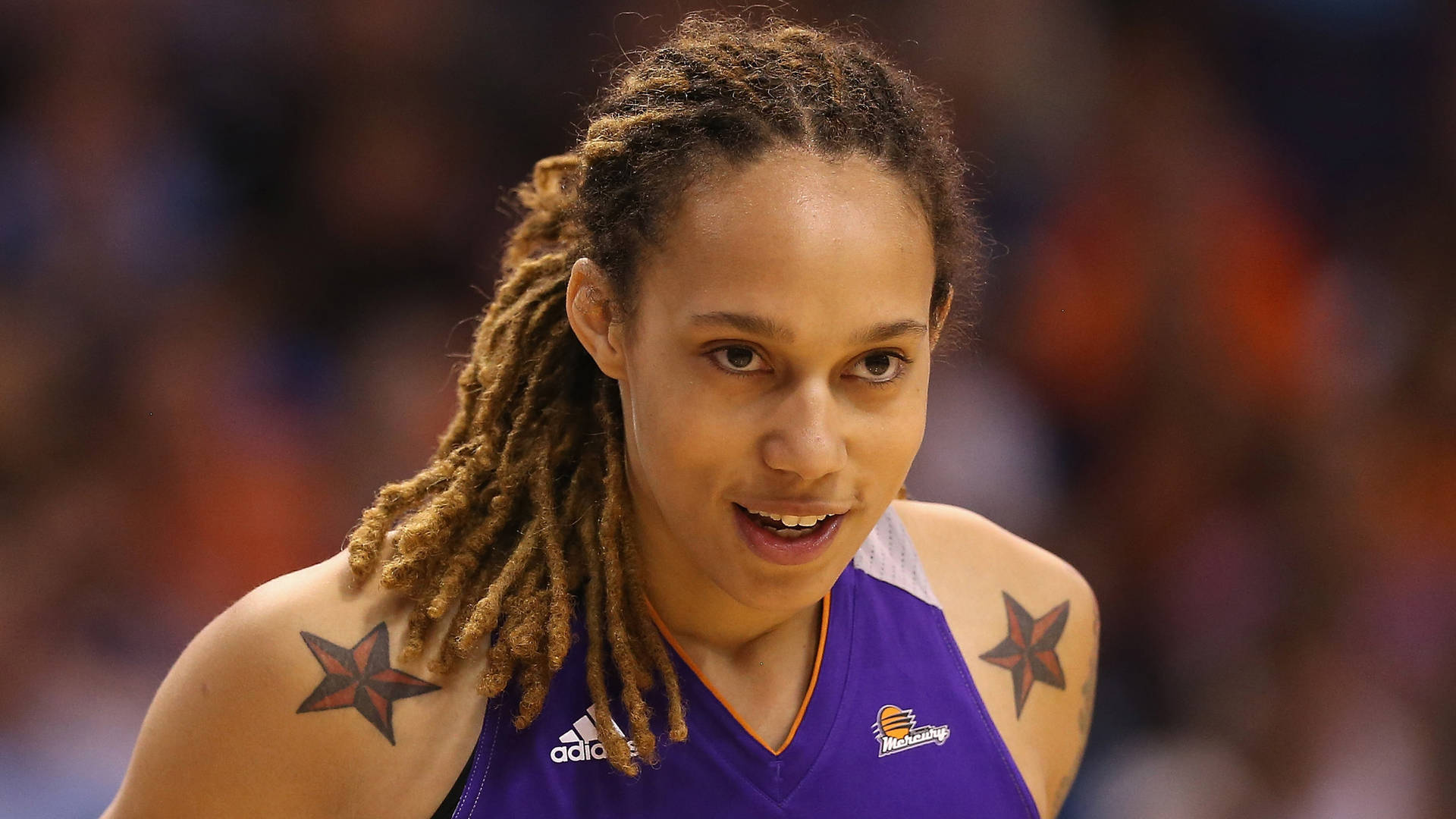 Brittney Griner Star Tattoos Background