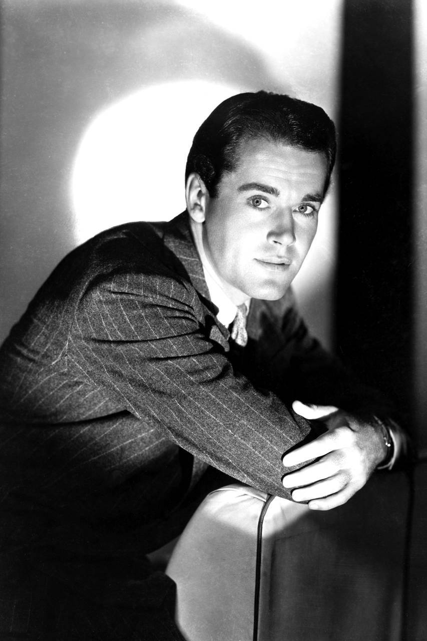 Broadway Actor Henry Fonda Studio Portrait Background