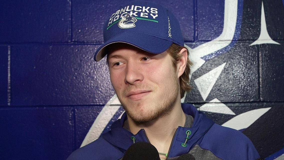 Brock Boeser National Hockey League Interview Background