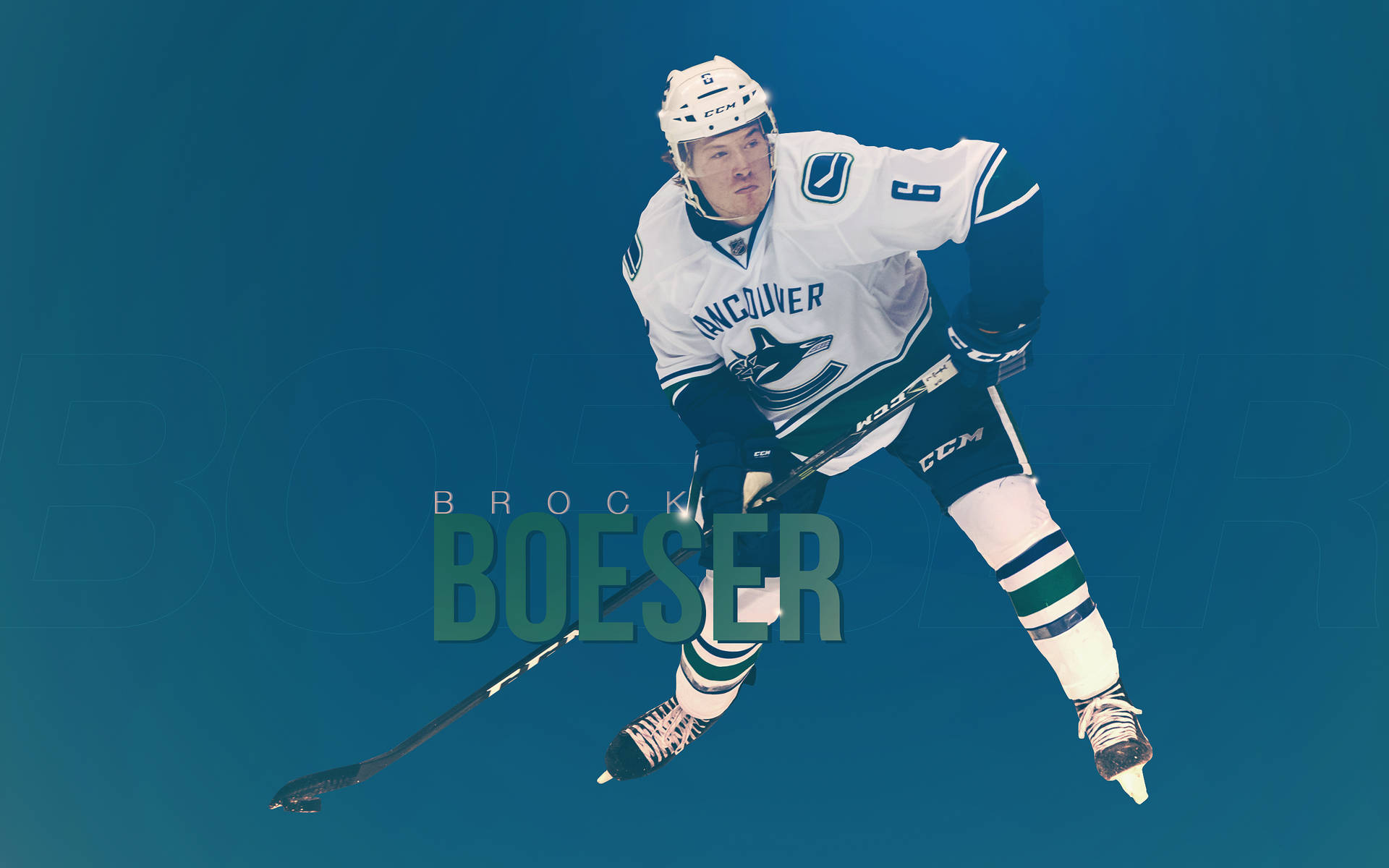 Brock Boeser Vancouver Canucks Poster Background