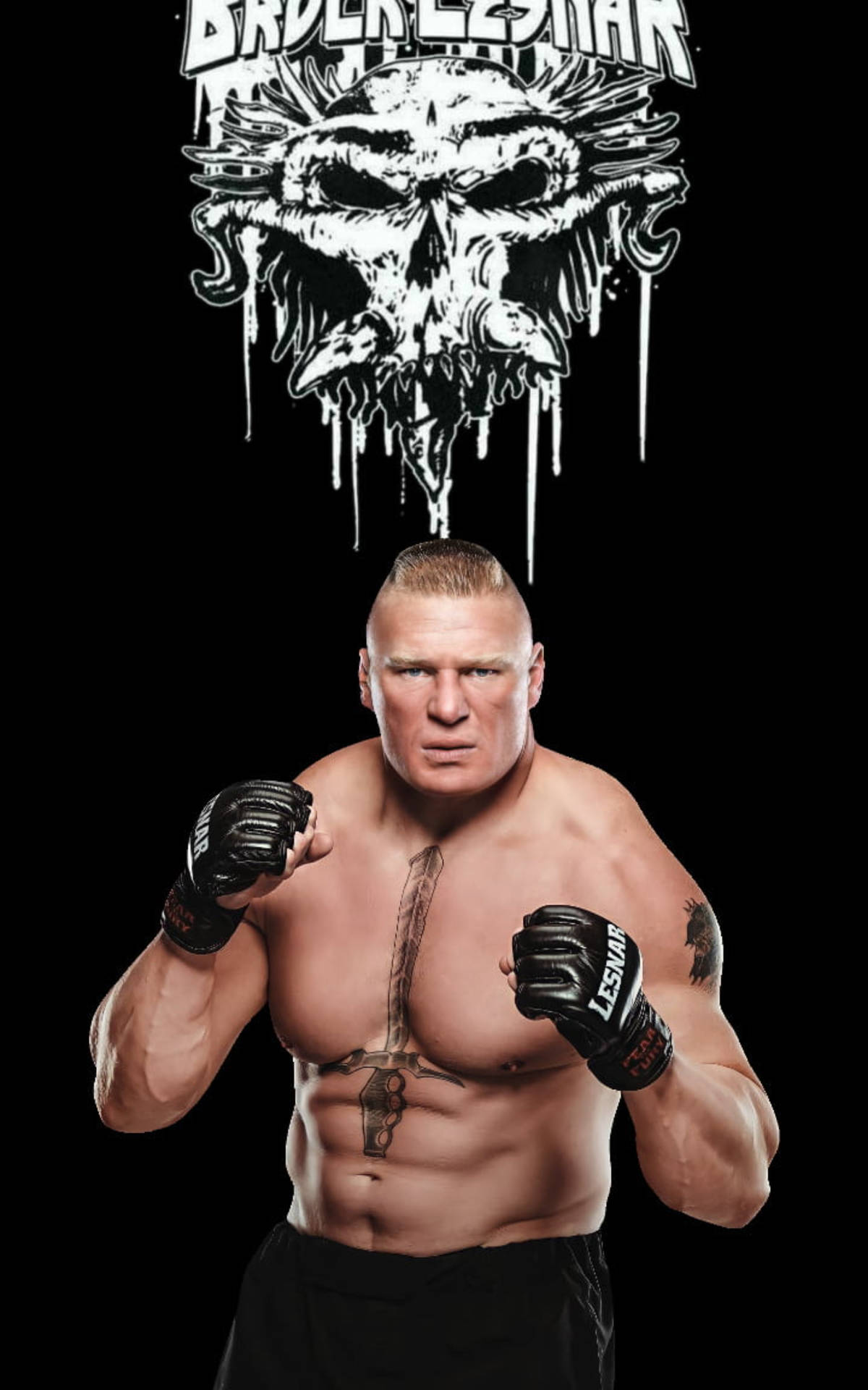 Brock Lesnar Fan-made Art Background