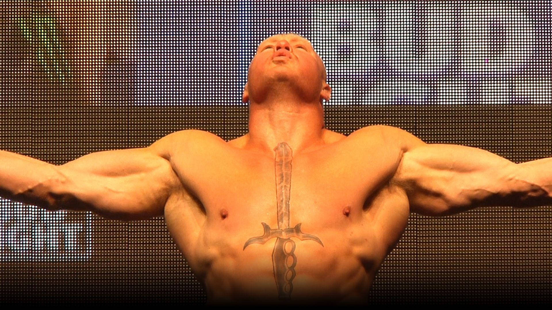 Brock Lesnar Posing Background