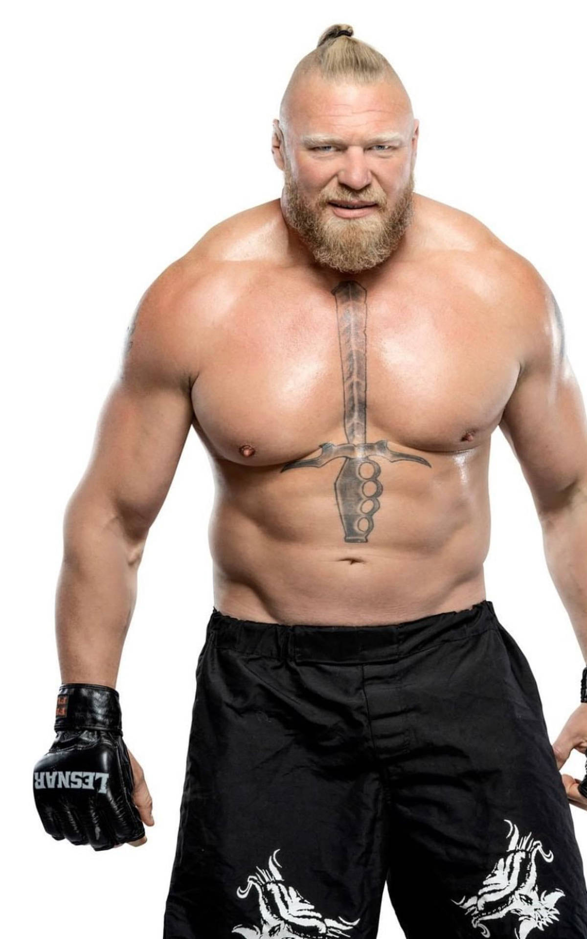 Brock Lesnar Ripped Muscles Background
