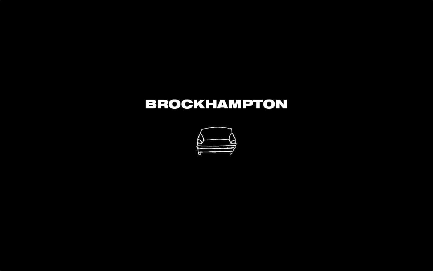 Brockhampton Posing In Front Of A Painted Wall Background