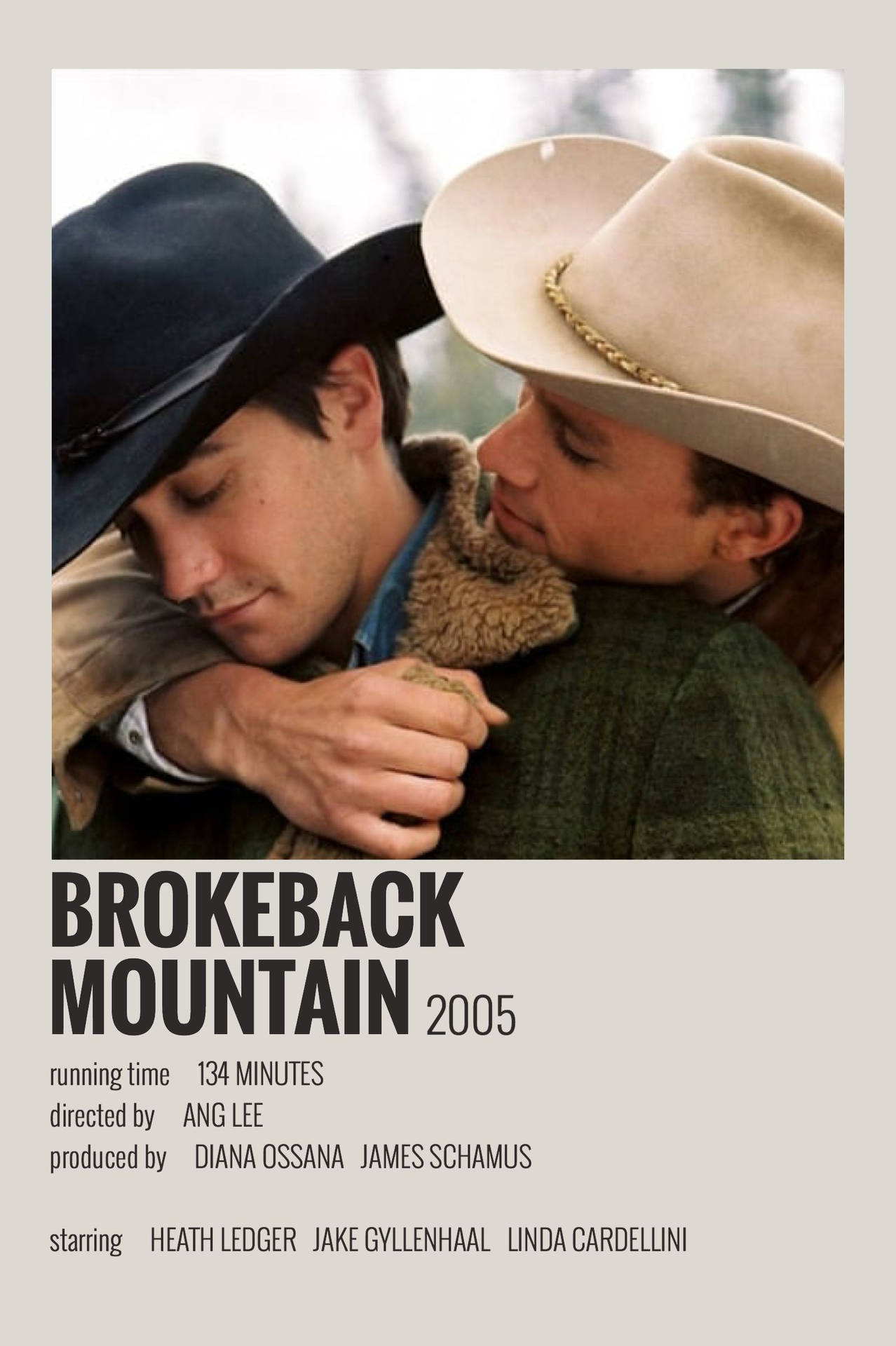 Brokeback Mountain Digital Poster Background