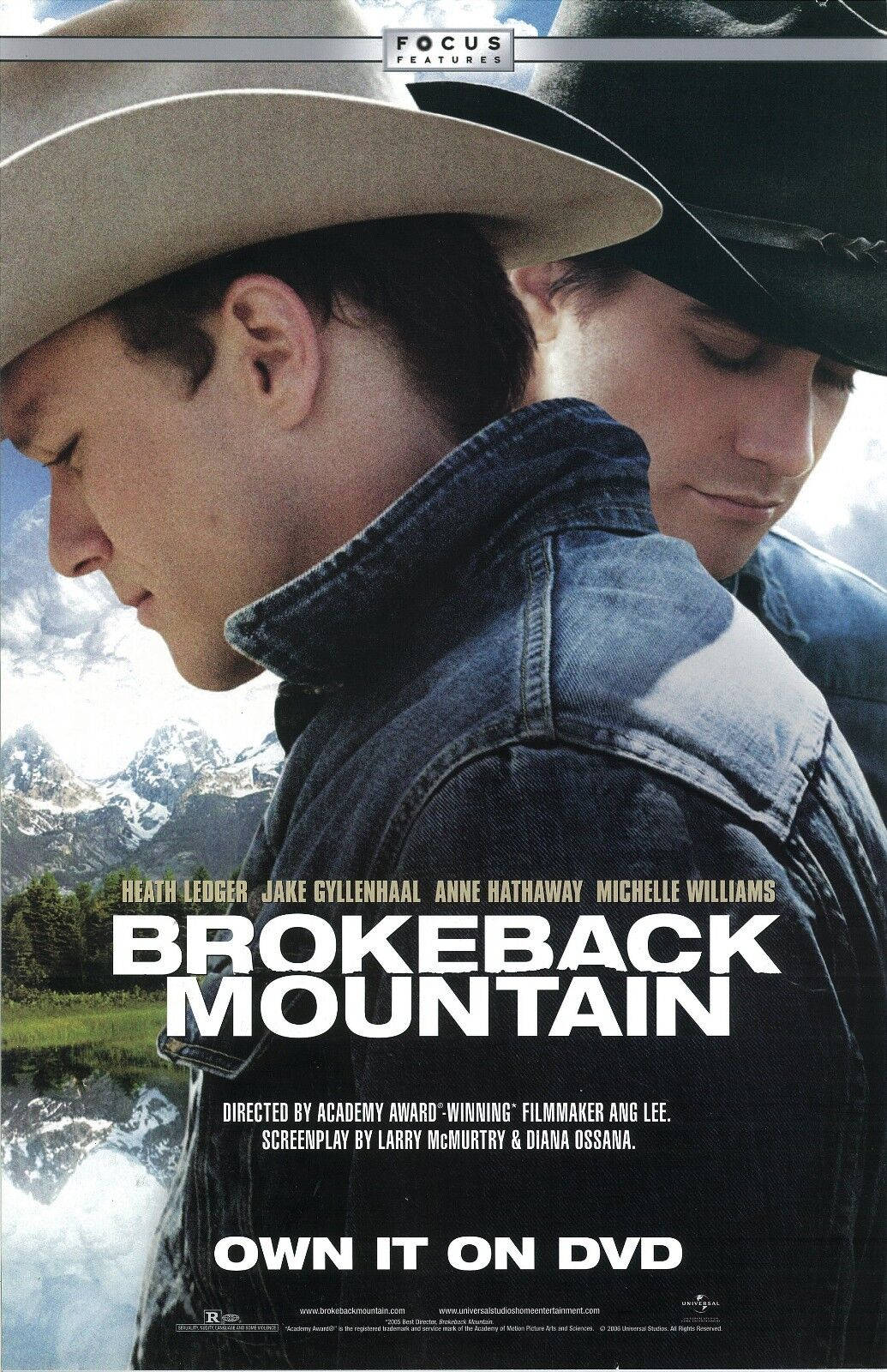 Brokeback Mountain Theatrical Release Poster Background