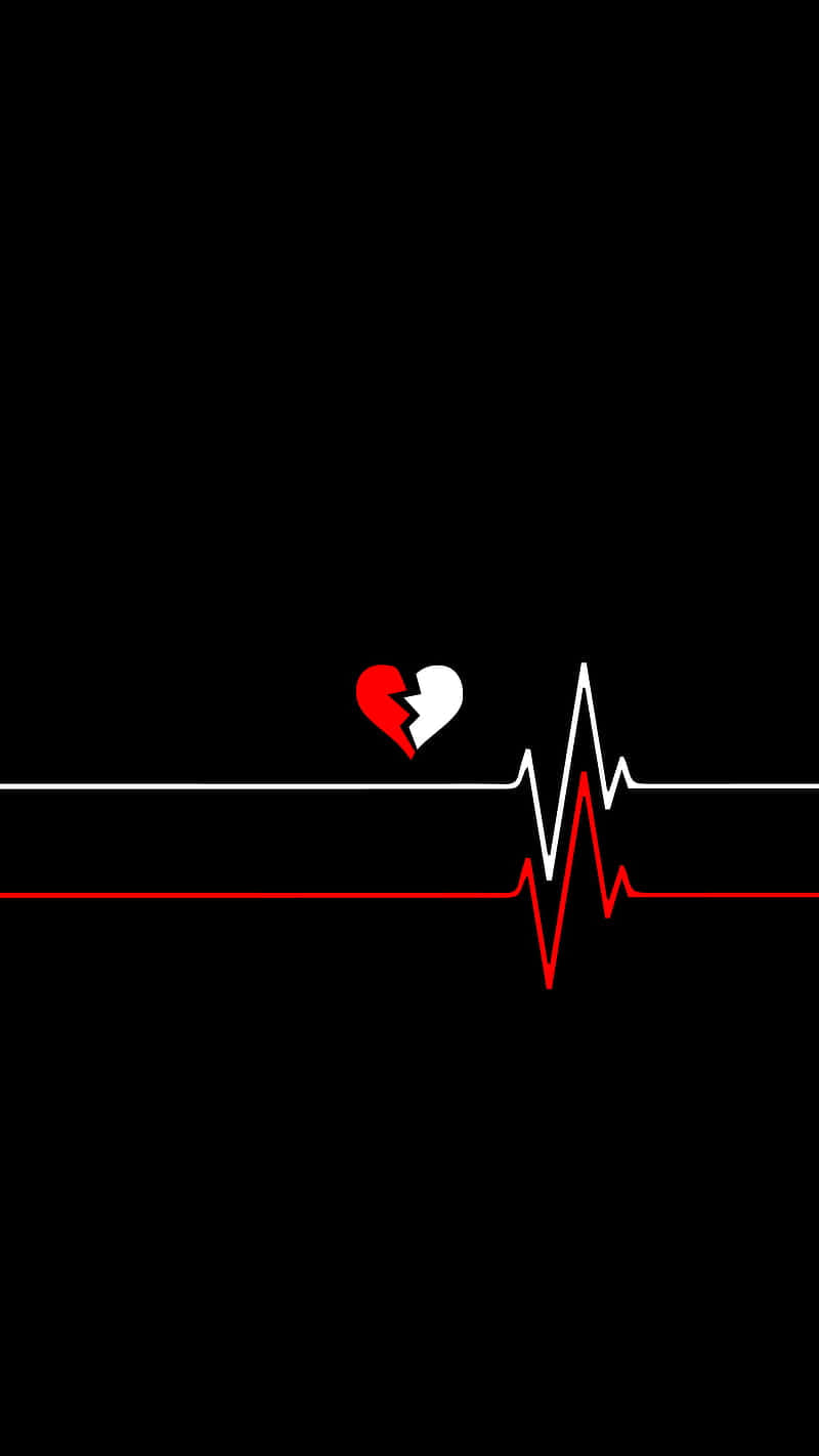 Broken Beating Heart Pfp Background