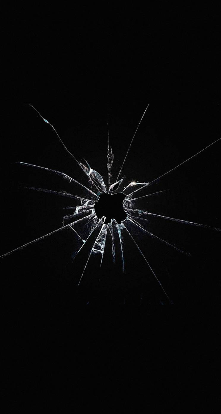 Broken Glass Iphone Se Background