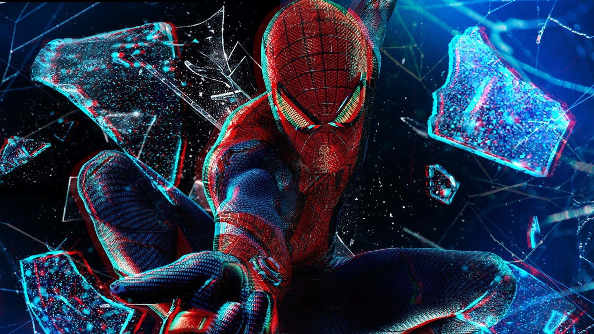 Broken Glass Spider Man Pfp