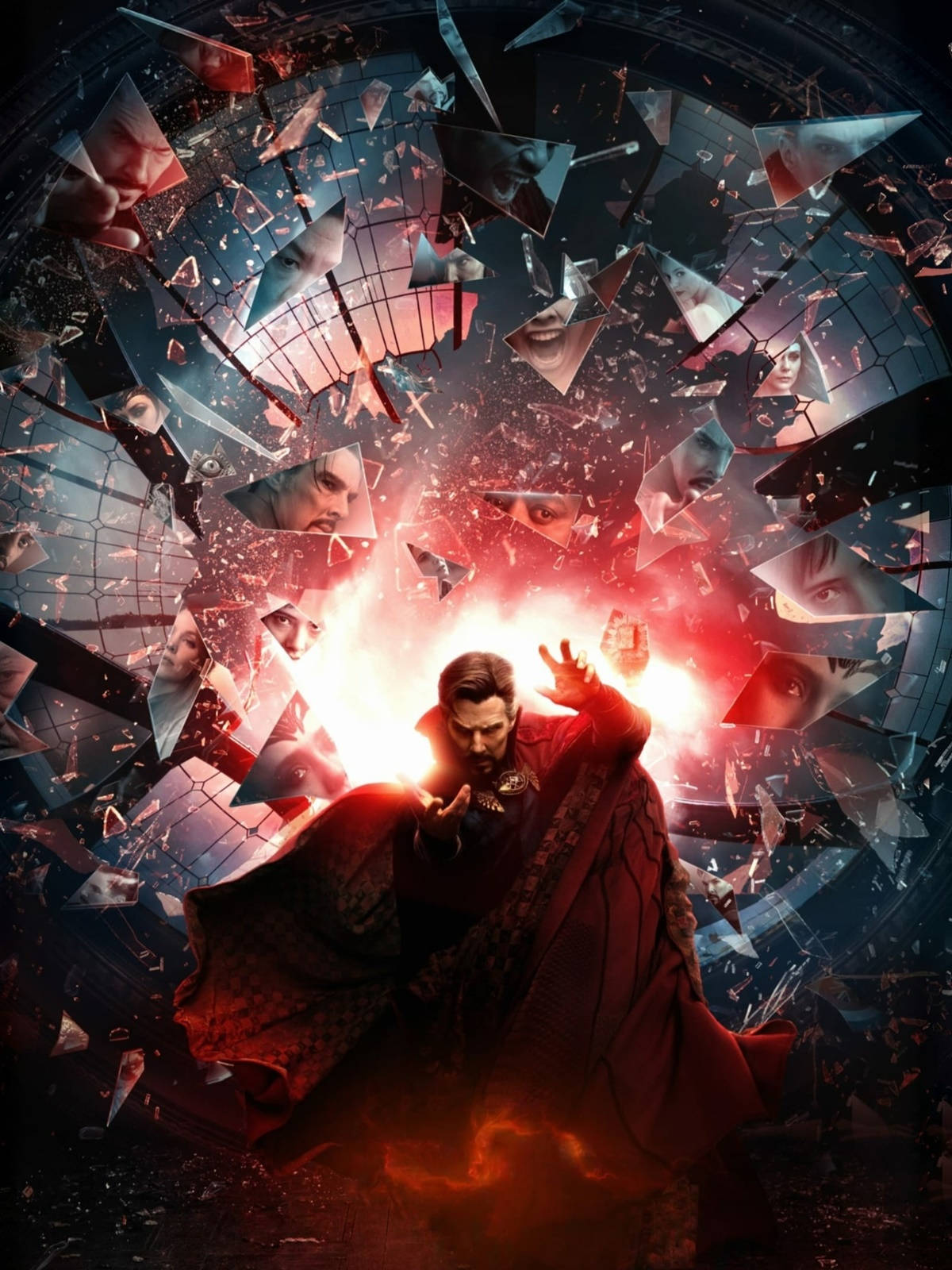 Broken Glass Superhero Film Doctor Strange Background