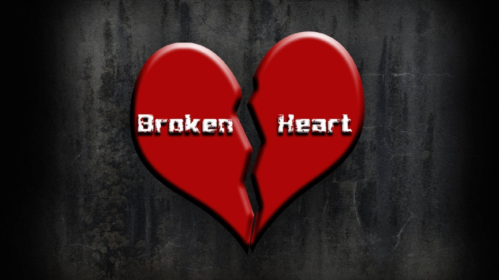 Broken Heart In Pasteboard
