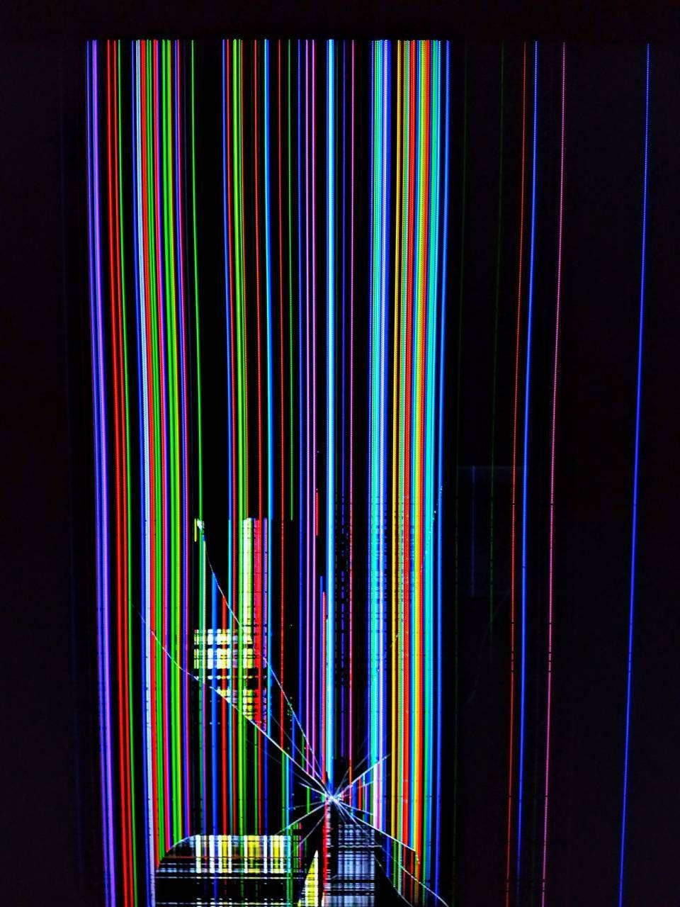 Broken Lcd Screen Monitor