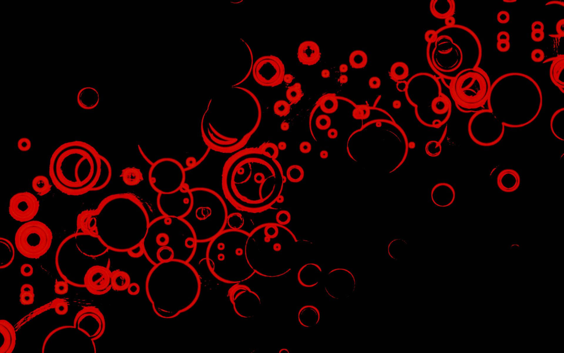 Broken Red Circle Background