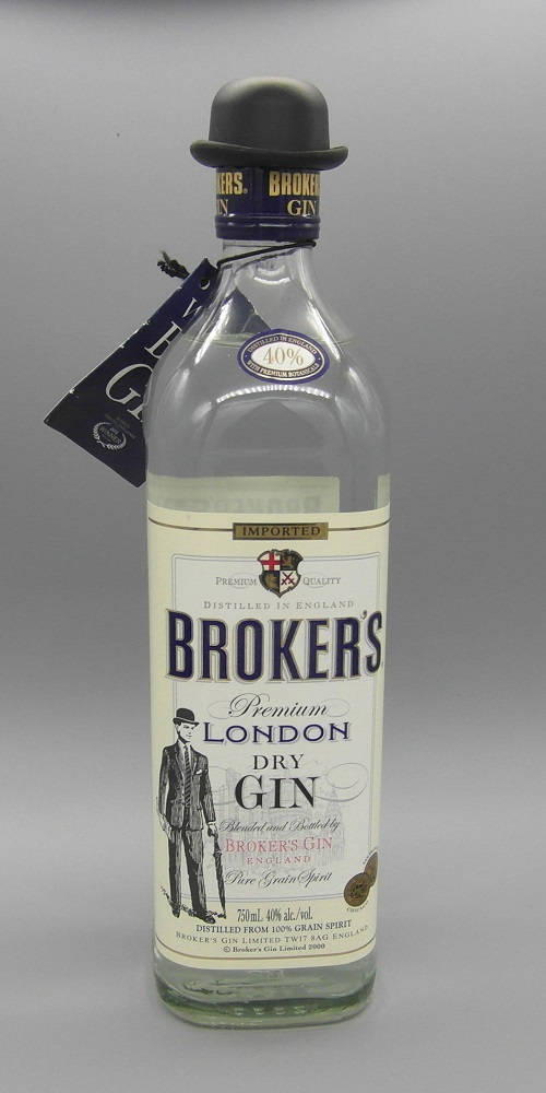 Brokers Gin Grayish Setting Background