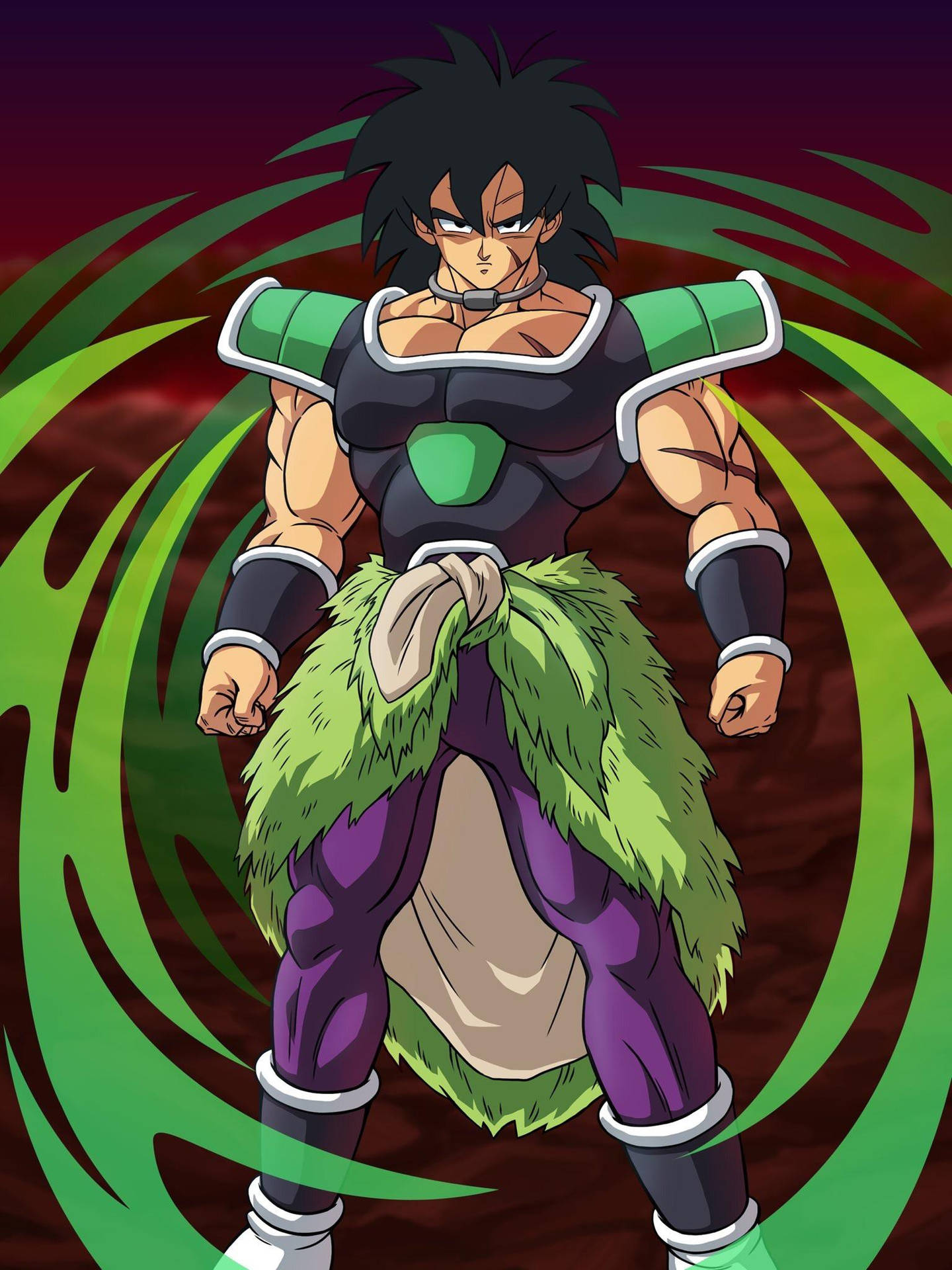 Broly In Armor Background