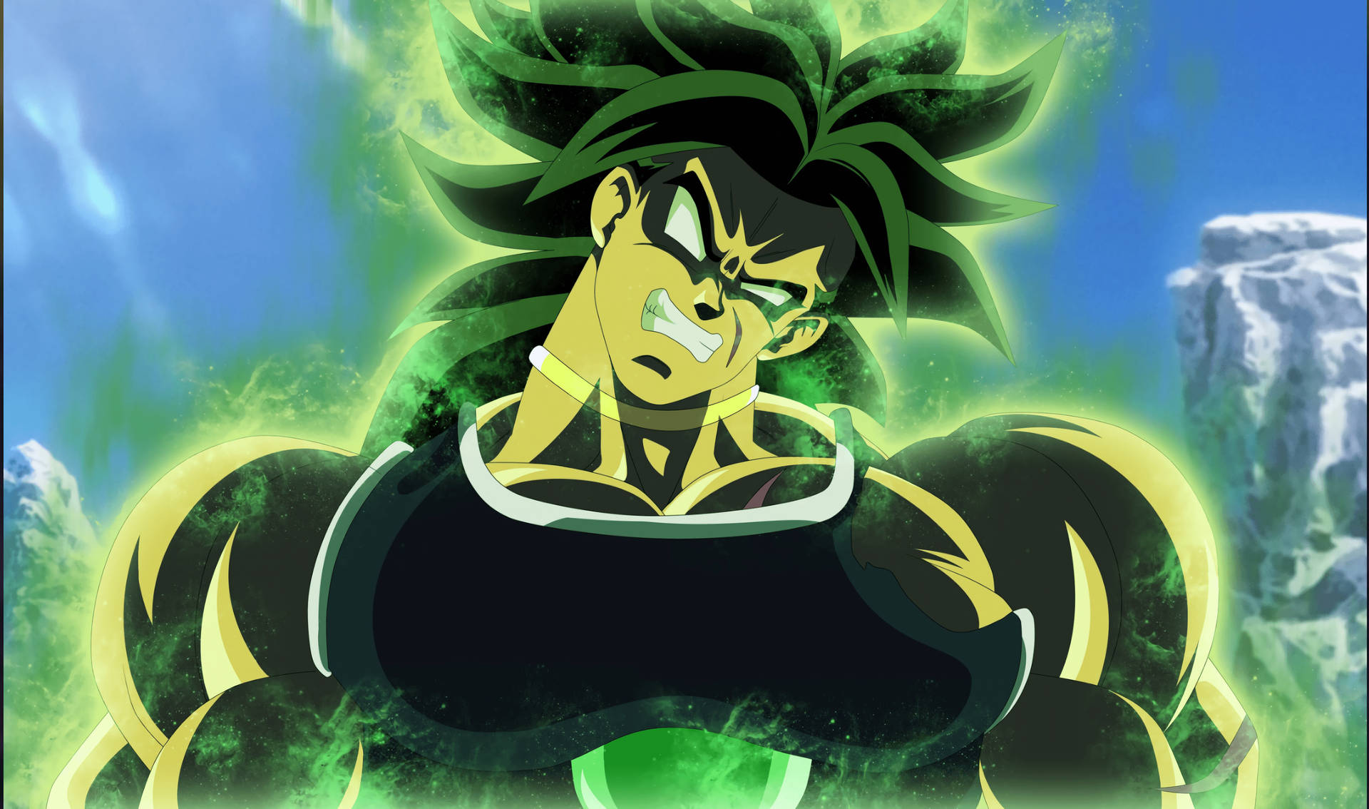 Broly In Dragon Ball Super Movie Background