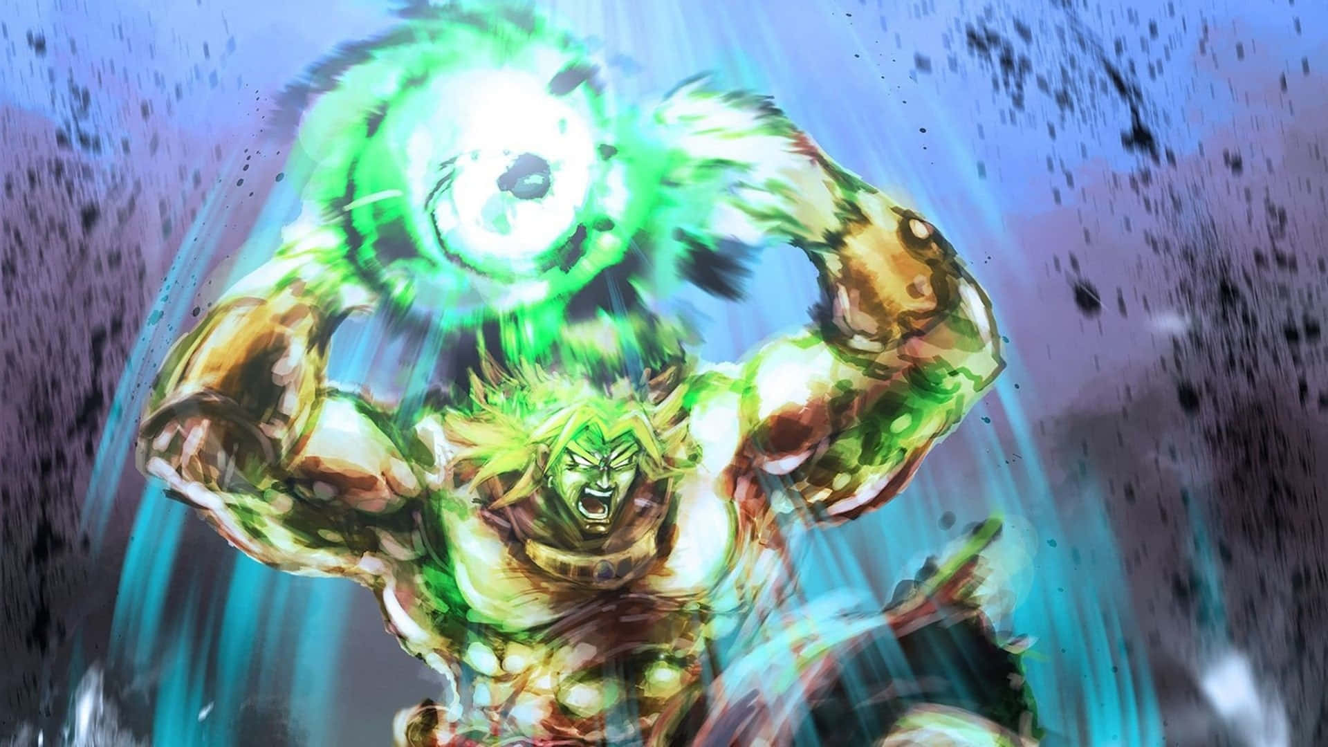 Broly In Epic 4k Resolution Background