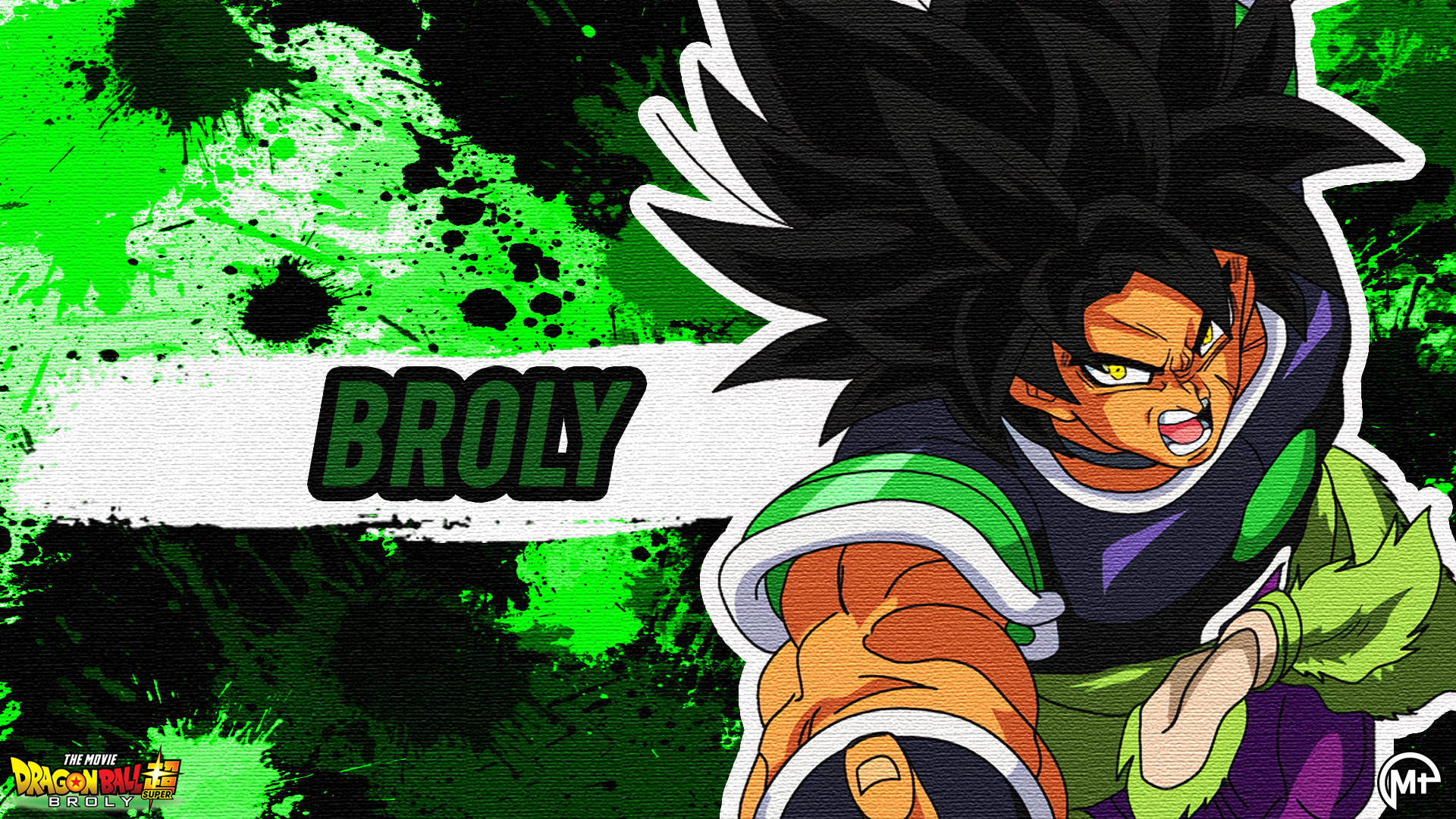 Broly Poster Of Dragon Ball Super Broly Background