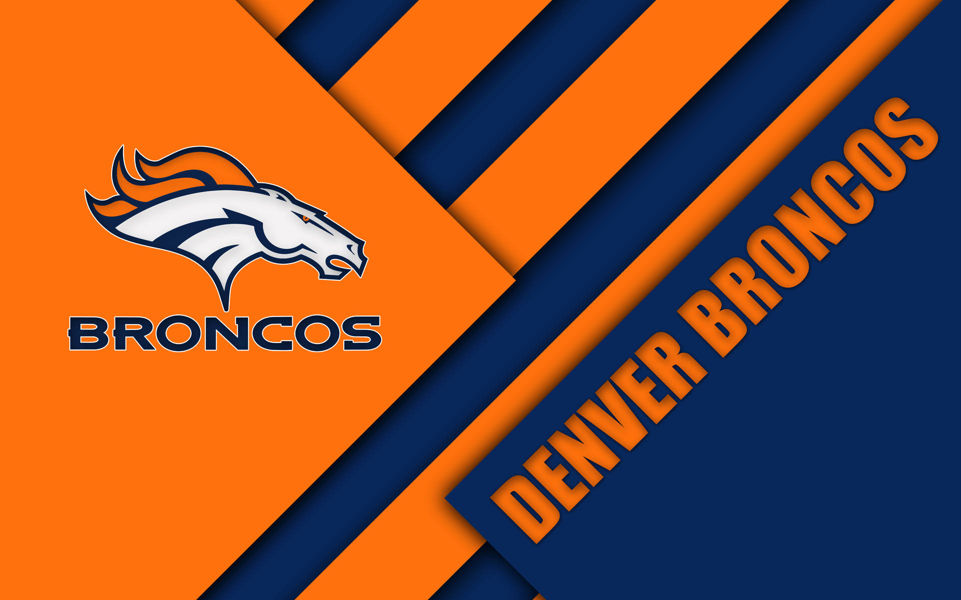 Broncos Team Logo Art Background