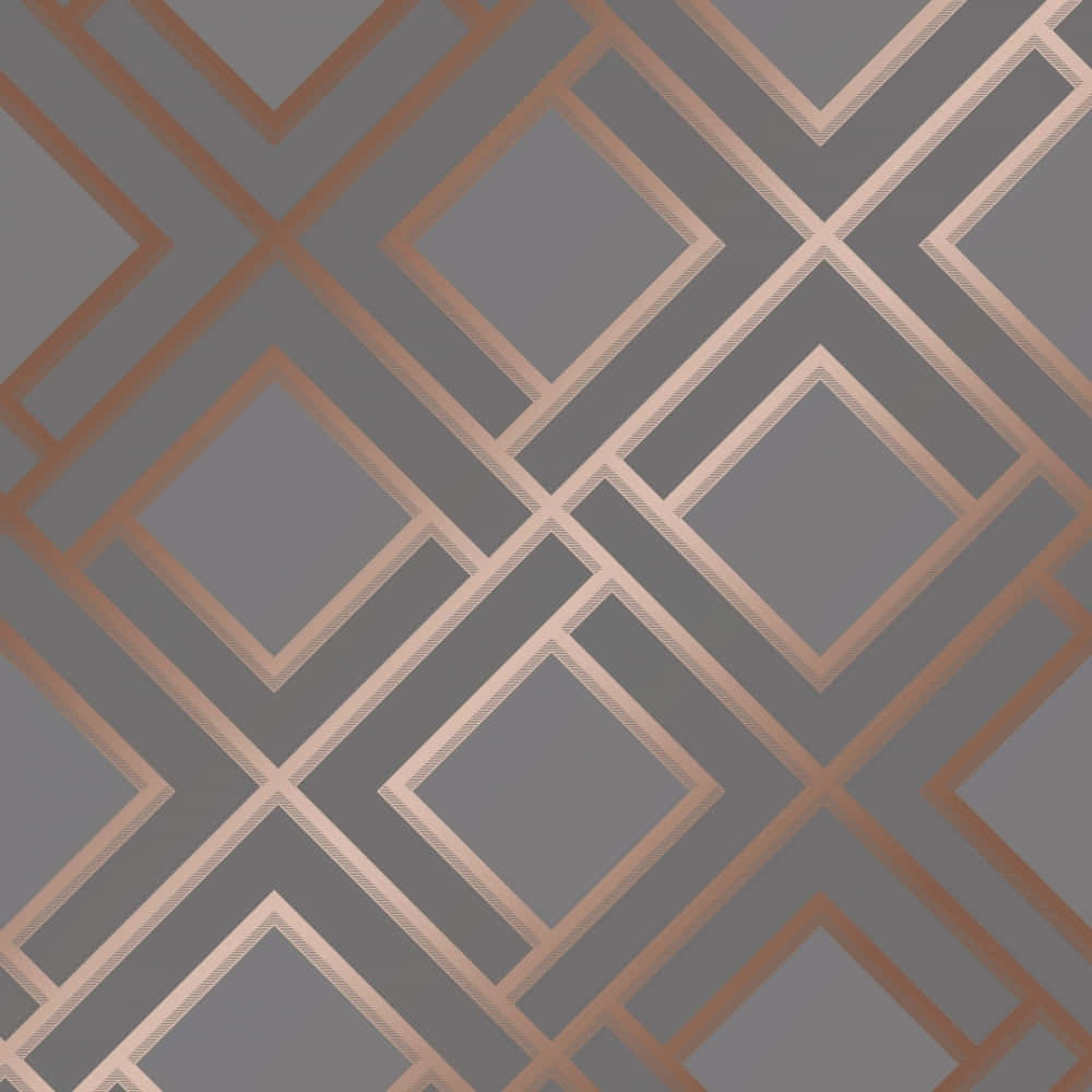 Bronze Grid Artwork