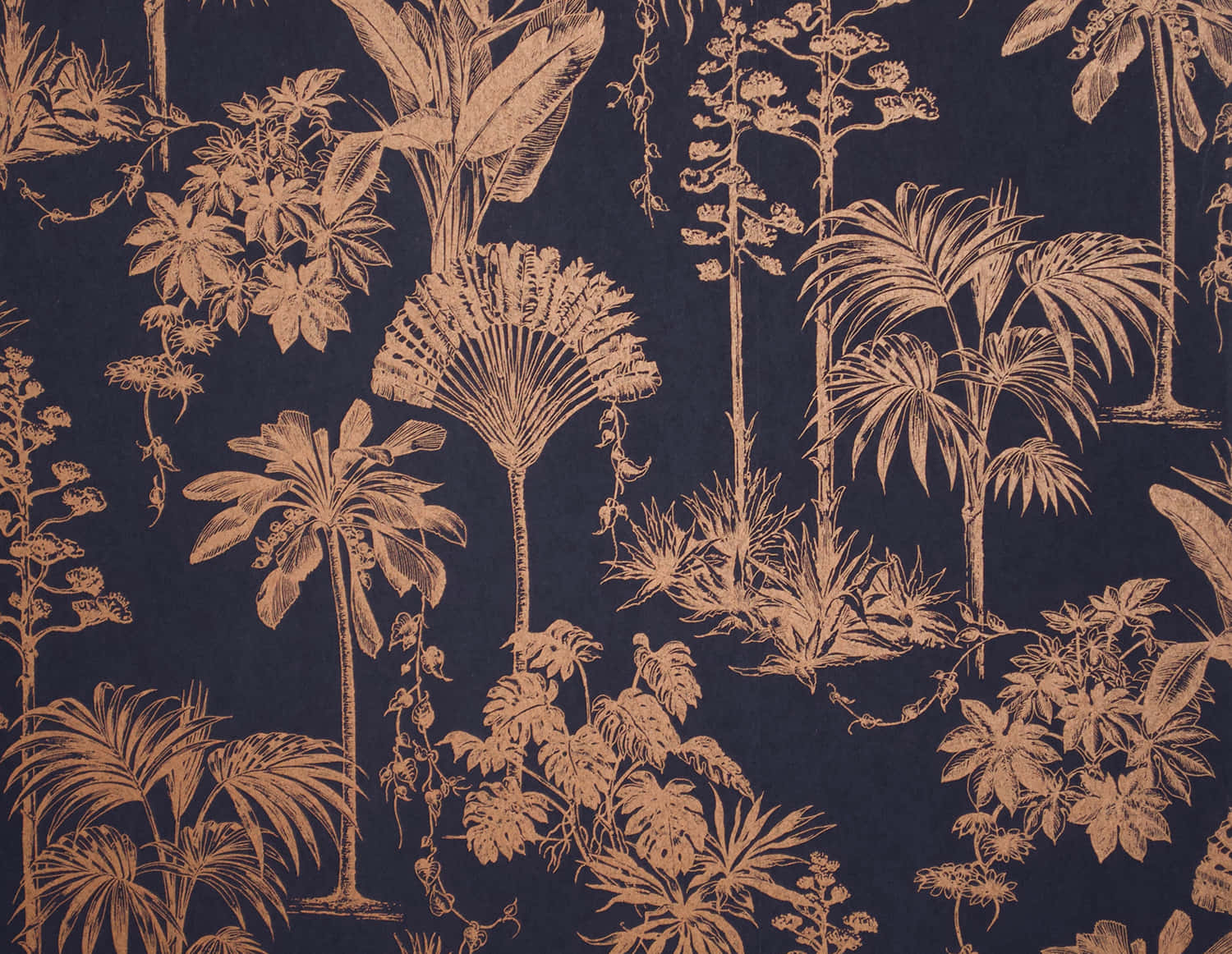 Bronze Plants Artwork Background