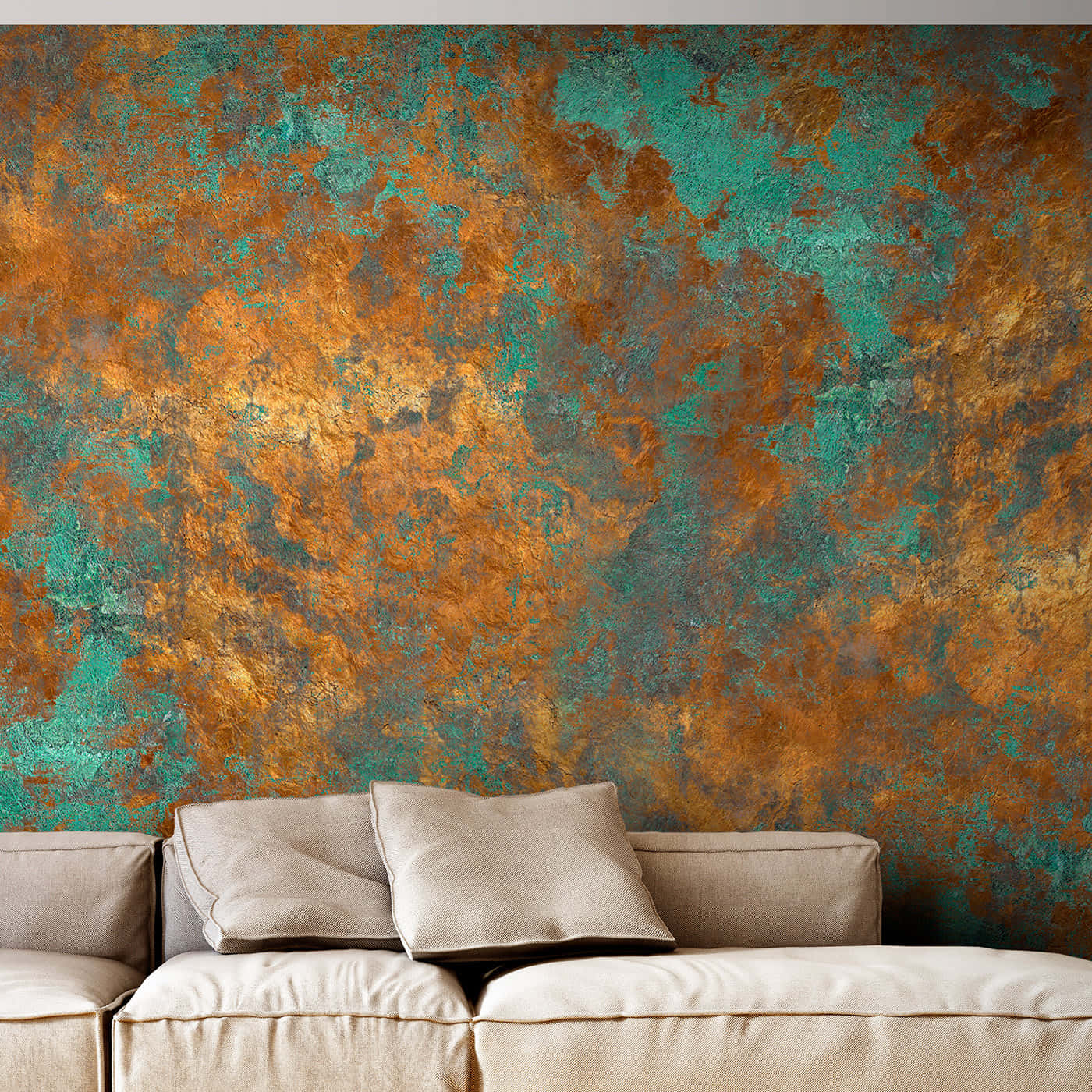Bronze Textured Foil Wall