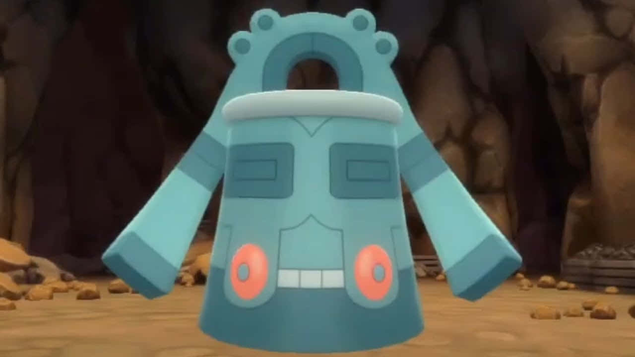 Bronzong In Cave Background