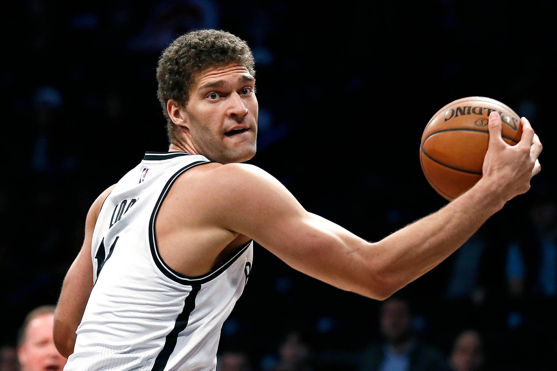Brook Lopez In Close-up Shot Background