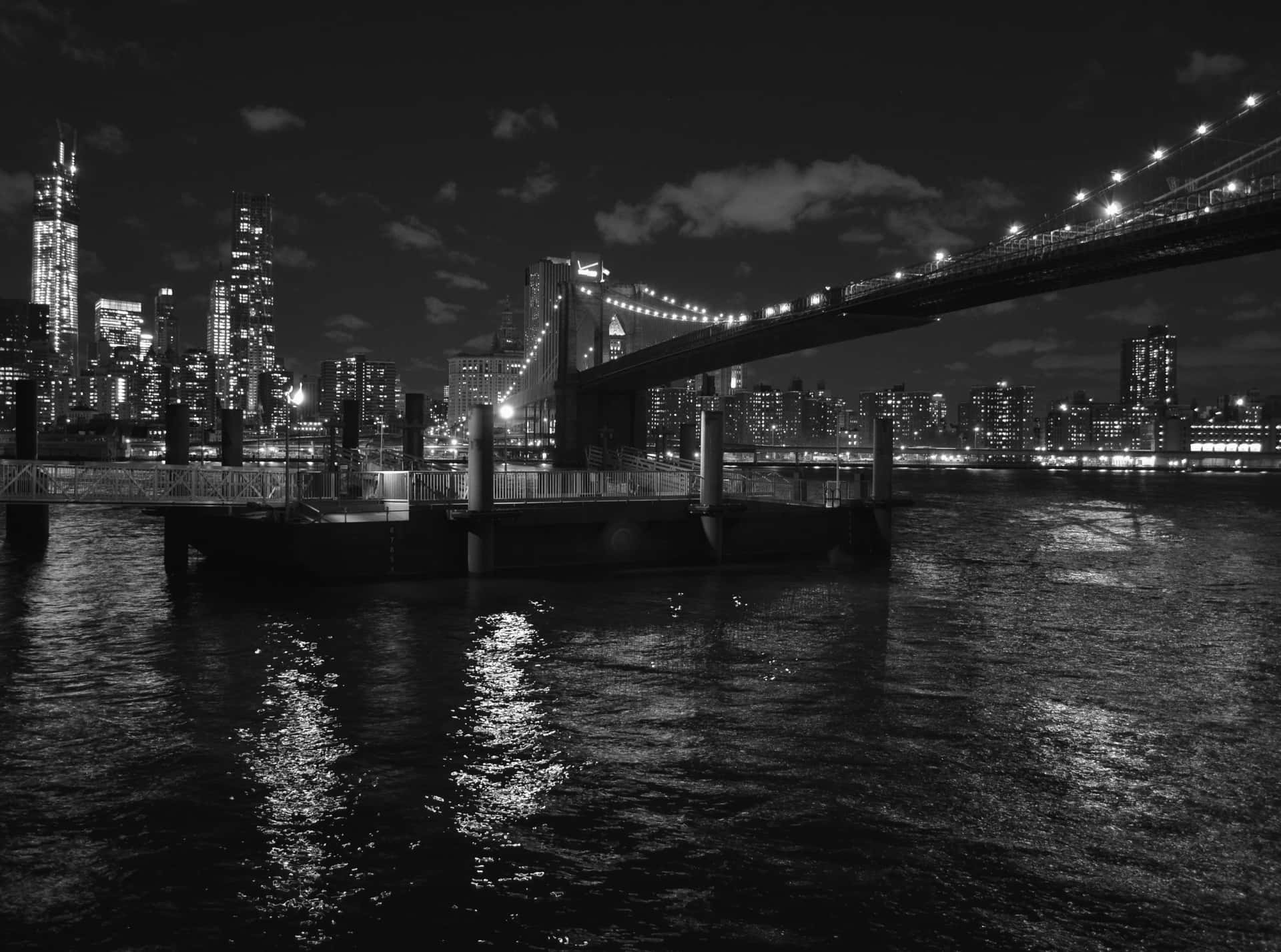 Brooklyn Bridge At Night