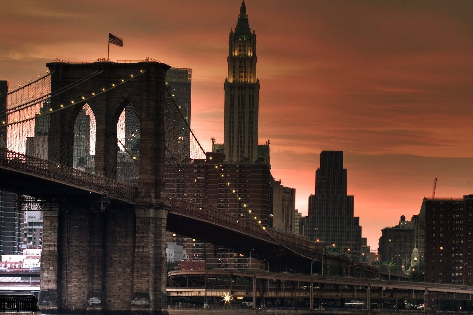 Brooklyn Bridge New York Background
