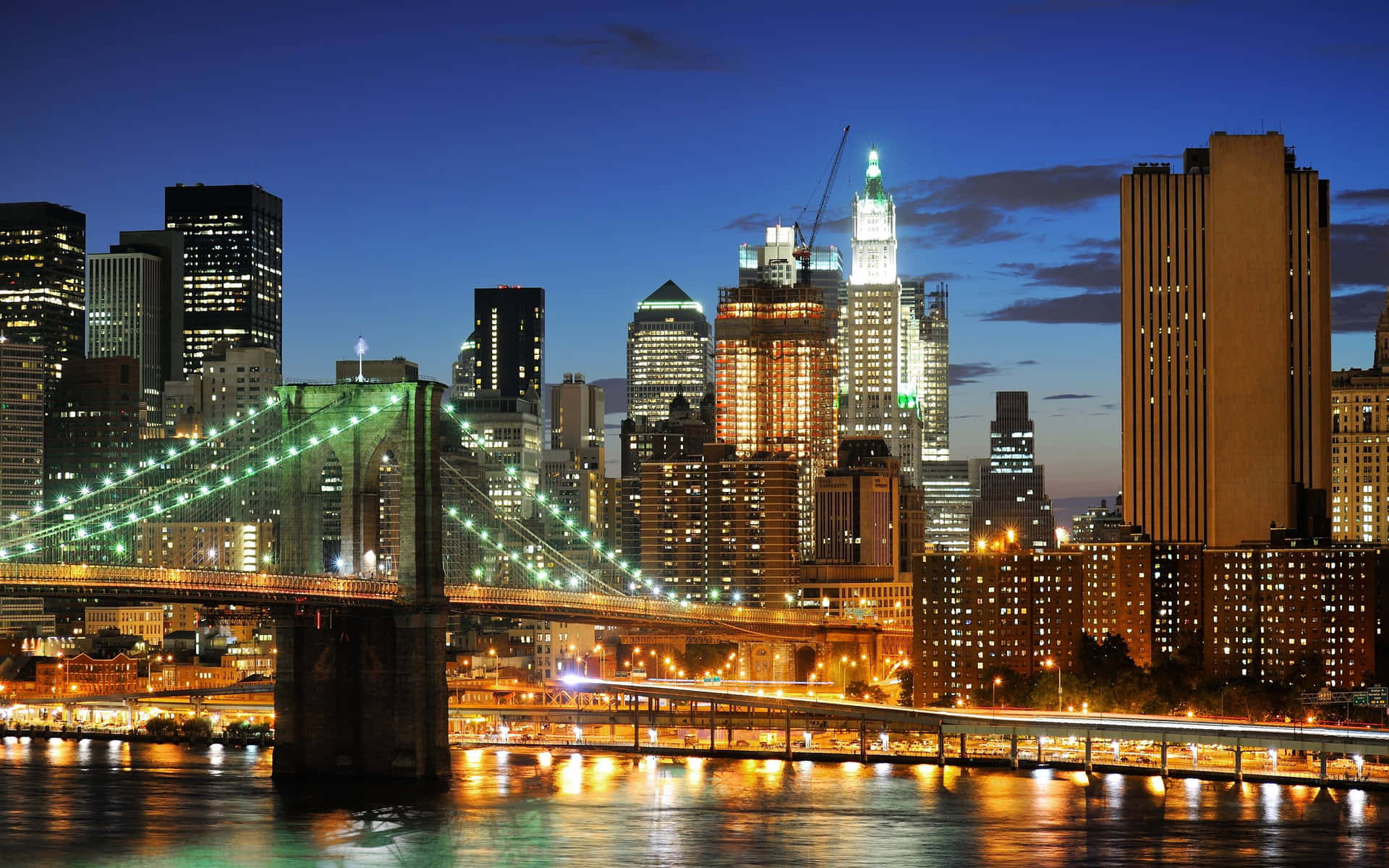 Brooklyn Bridge New York City Laptop Background