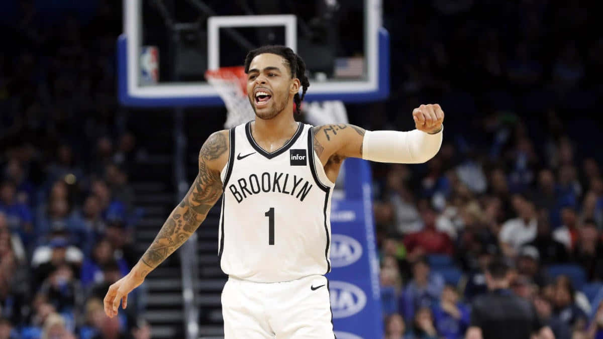 Brooklyn Nets Point Guard D’angelo Russell Background