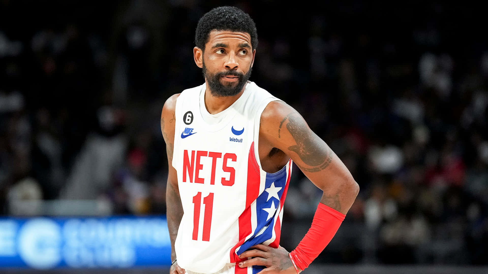 Brooklyn Nets Star Kyrie Irving Background