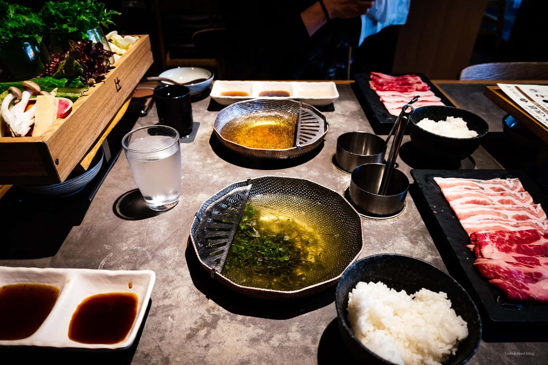 Broth Ready For Shabu-shabu Background