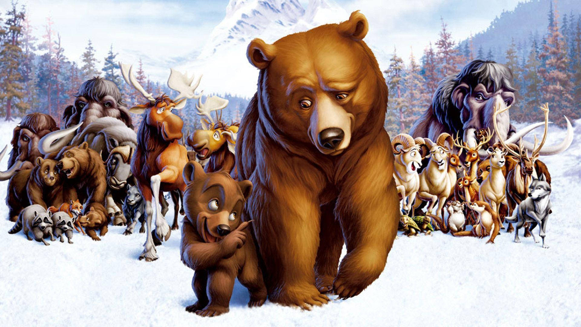 Brother Bear Full Cast Snowy Forest