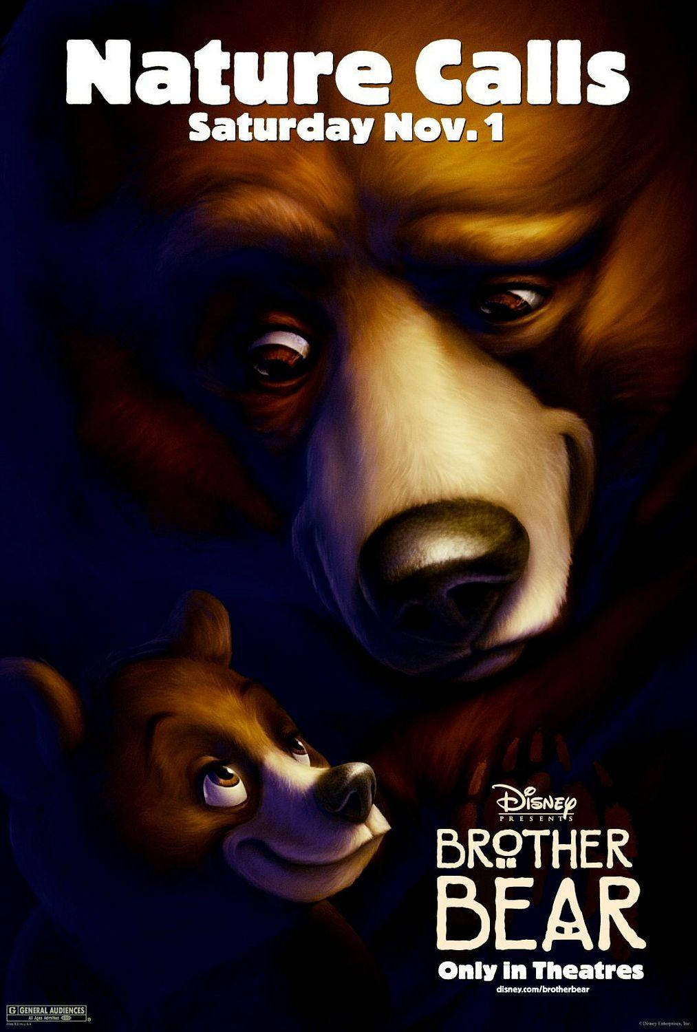 Brother Bear Nature Calls Close-up
