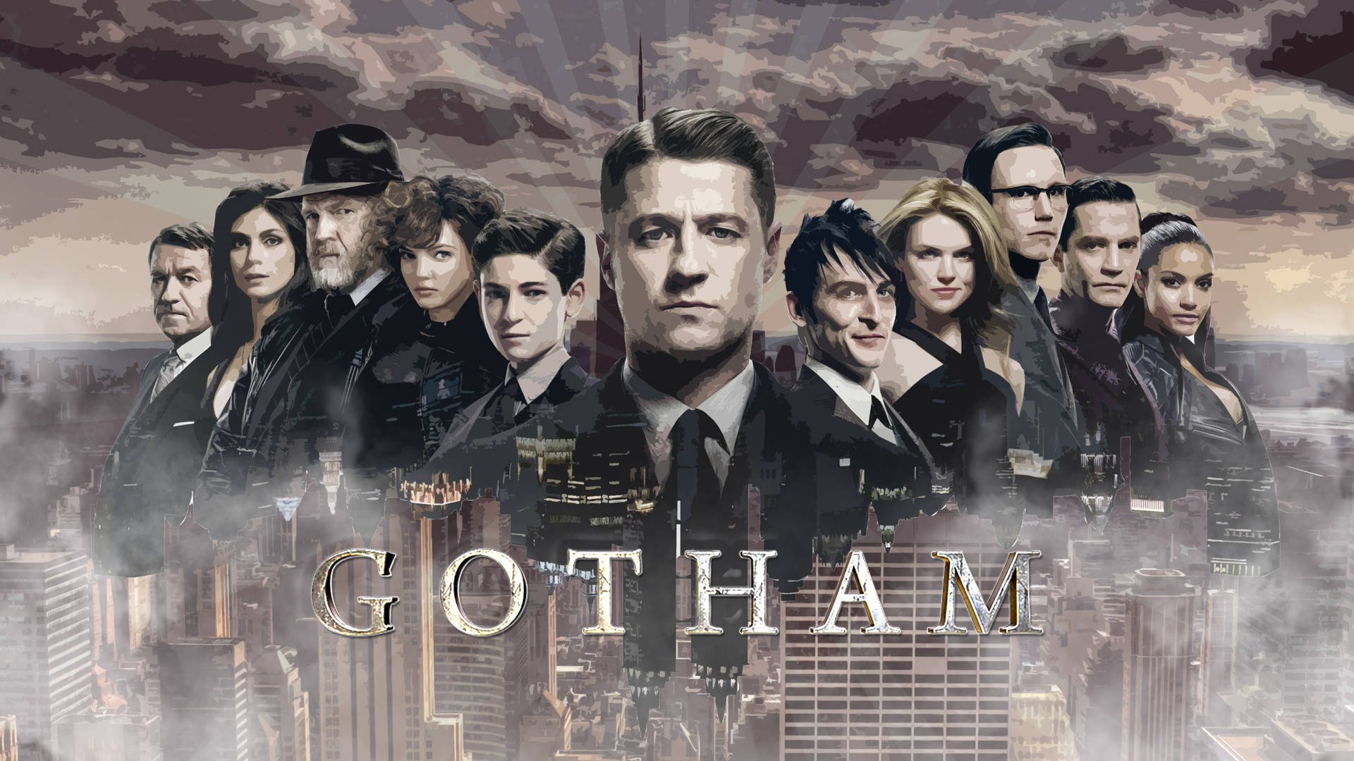 Brown Aesthetic 4k Gotham Ensemble Background