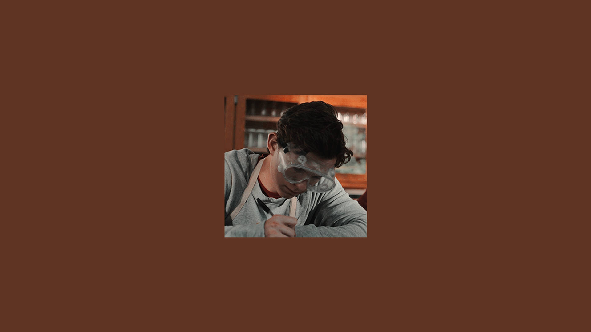 Brown Aesthetic Boy Background