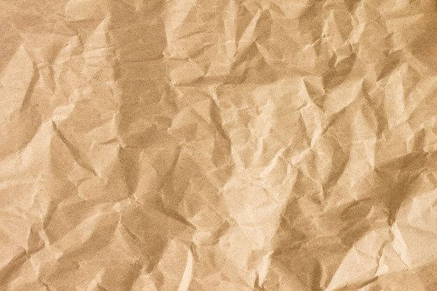 Brown Aesthetic Crumpled Paper Laptop Background