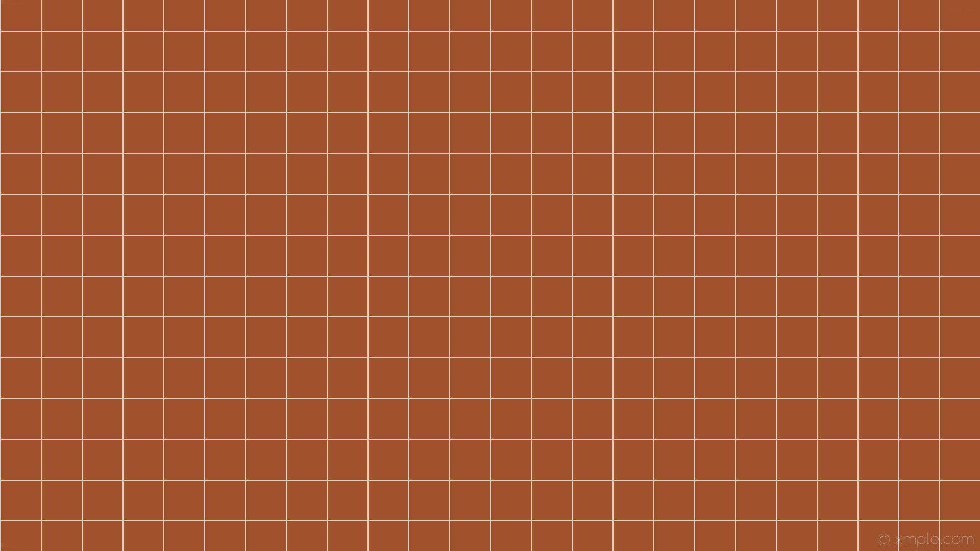 Brown Aesthetic Grid Lines Background