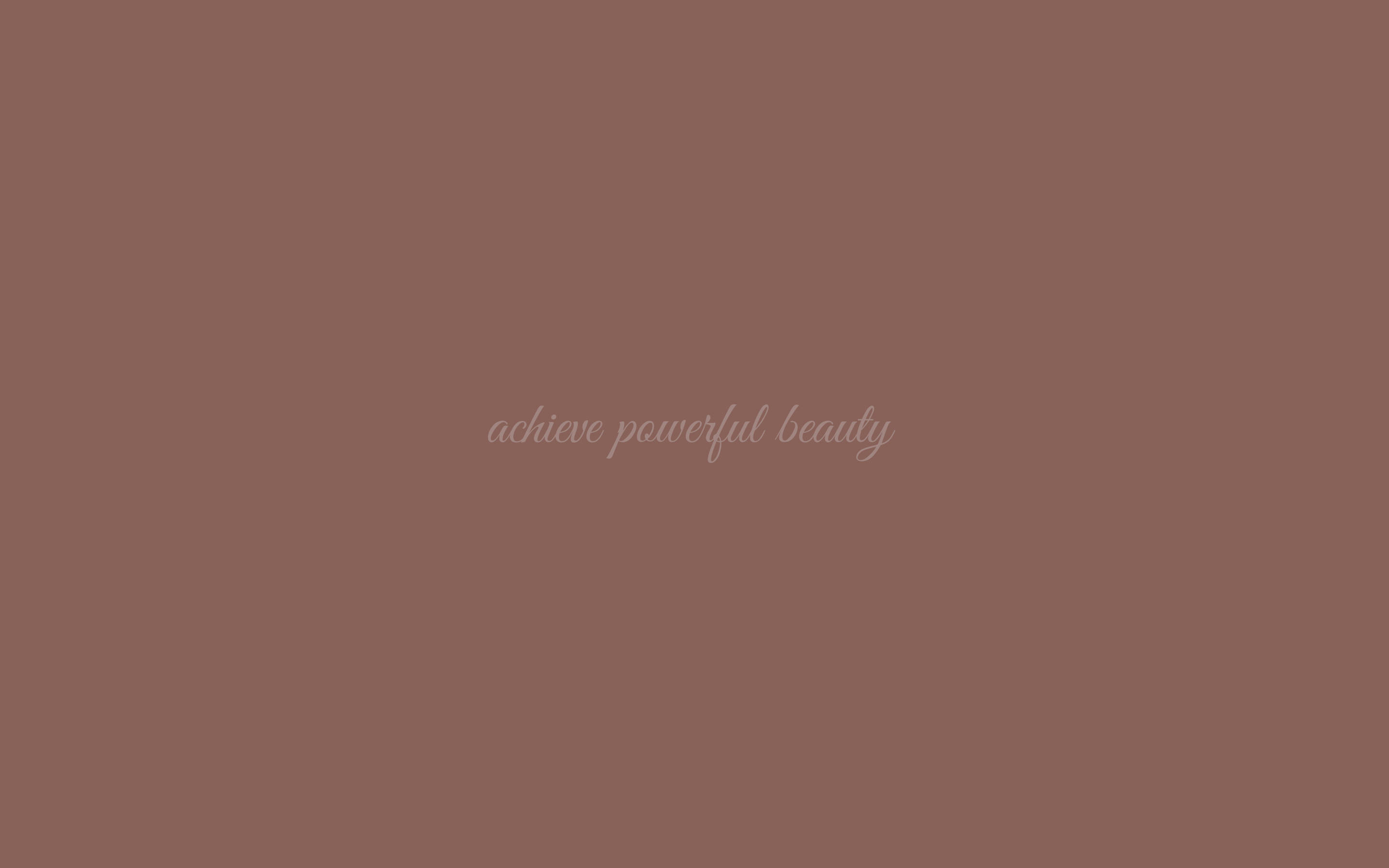 Brown Aesthetic Motivational Quote Laptop Background