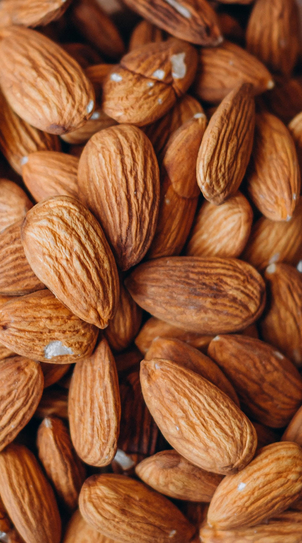 Brown Almond Nuts Background