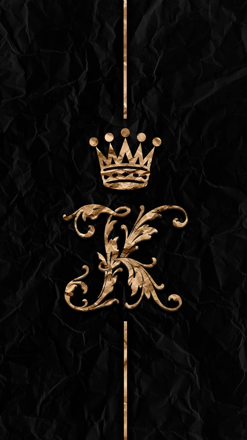 Brown And Black King And Queen Crown Background