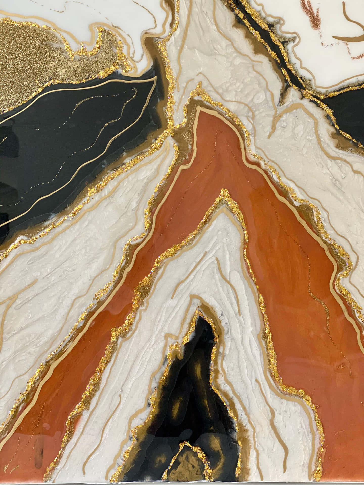 Brown And Gold Elegance Background