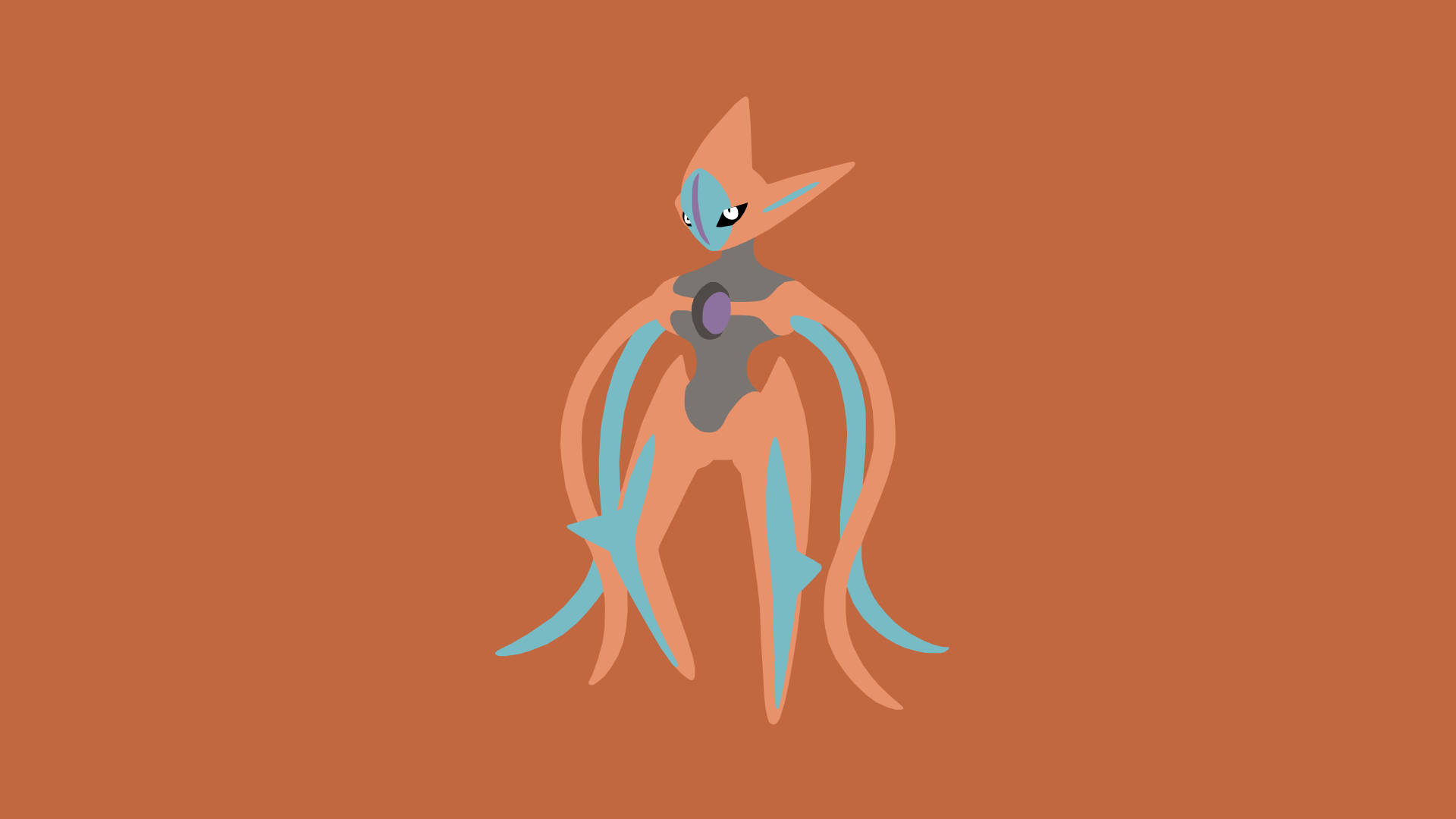 Brown Attack Form Deoxys Background