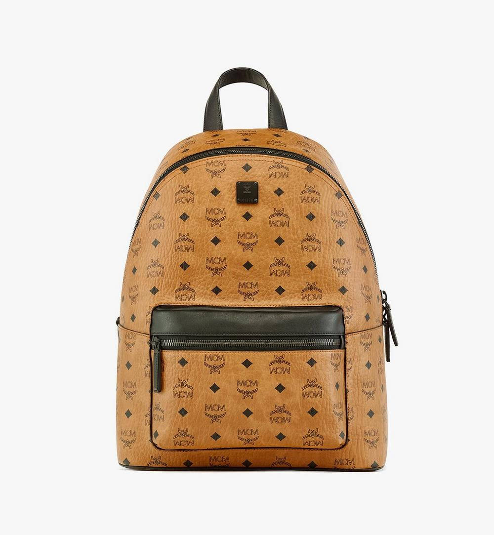 Brown Black Mcm Stark Backpack