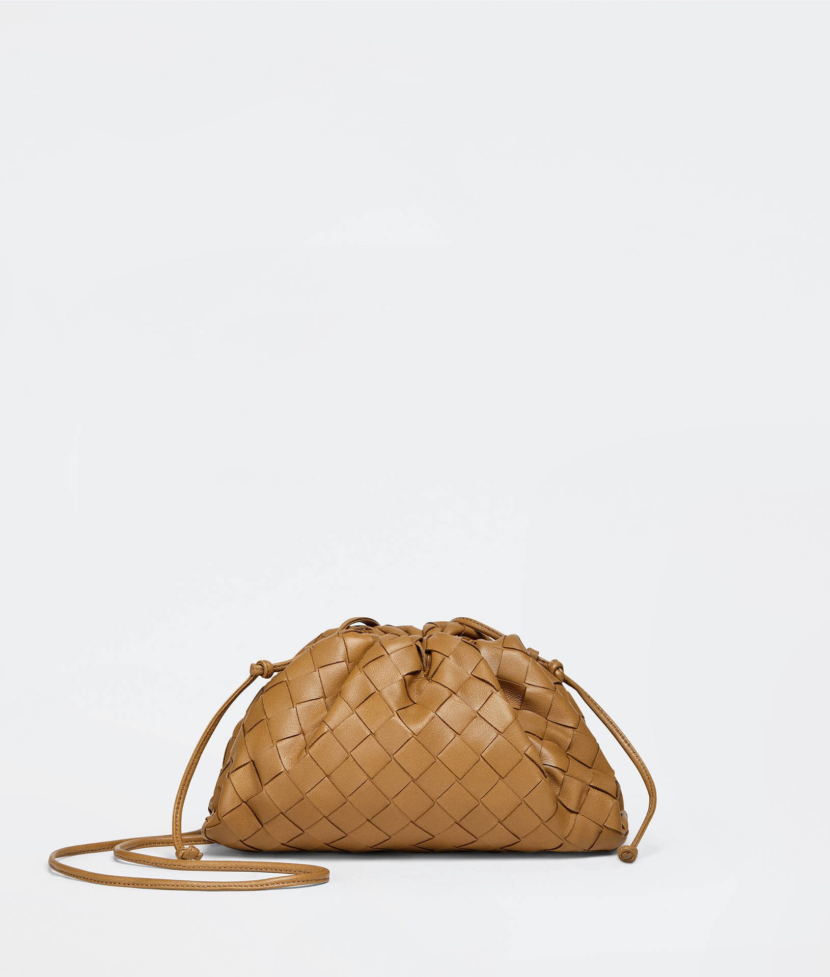 Brown Bottega Veneta Mini Pouch