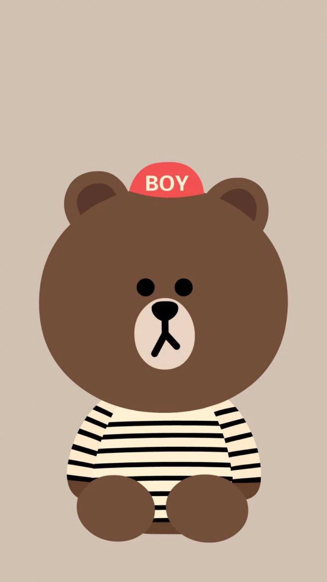 Brown Boy Korean Bear Background