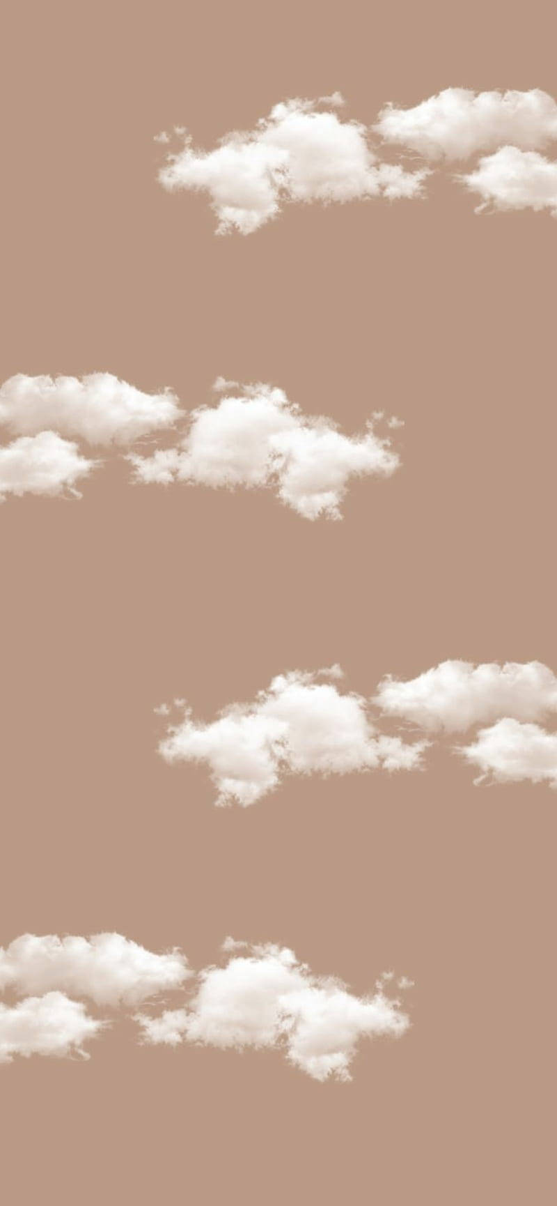 Brown Clouds Aesthetics Background